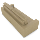 Sofá Retrátil 3 Lugares 204cm 2 Módulos Nero Com Usb Couro Be