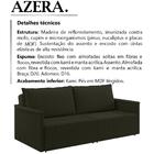 Sofa Retratil 3 Lugares 216 Cm Azera Linho Moll