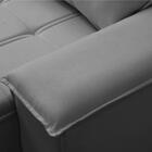 Sofá Retrátil 3 Lugares Com Porta Copo 210cm Malta F05 Veludo