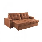 Sofá Retrátil 4 Lugares 230cm Palace  Terracota