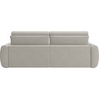 Sofá Retrátil 4 Lugares 240cm Em Linho City Bege Claro