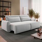 Sofá Retrátil 4 Lugares 240cm Em Linho City Cinza Claro