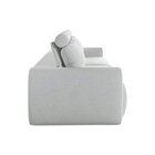 Sofá Retrátil 4 Lugares 240cm Em Linho City Cinza Claro