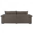 Sofá Retrátil 4 Lugares 242cm Itaguaí Prime Estofart Bege/esc