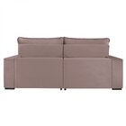 Sofá Retrátil 4 Lugares 250cm Solar Com Usb  Rosê