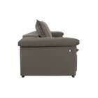 Sofá Retrátil 4 Lugares 262cm Itaguaí Prime Estofart Bege/esc