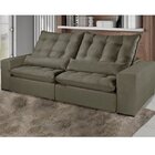 Sofá Retrátil 4 Lugares Da Vinci Mundial Estofados Bege