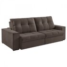 Sofá Retrátil 5 Lugares 290cm Palace  Marrom