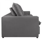 Sofá Retrátil 5 Lugares 290cm Solar  Cinza