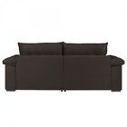 Sofá Retrátil 5 Lugares 302cm Itaguaí Prime  Marrom