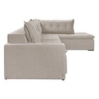 Sofá Retrátil 7 Lugares 356cm Com Chaise A Direita De 91cm Pr