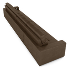 Sofá Retrátil 8 Lugares 484cm 4 Módulos Nero Com Usb Couro Ca