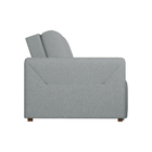 Sofá Retrátil Bipartido 2 Lugares 192cm Swift Linho Cinza Cla