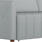 Sofá Retrátil Bipartido 2 Lugares 192cm Swift Linho Cinza Cla