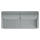 Sofá Retrátil Bipartido 2 Lugares 192cm Swift Linho Cinza Cla