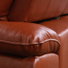 Sofá Retrátil Canto Com Chaise Esquerda 1,46m Conhaque