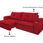 Sofa Retratil E Reclinavel 02 Lugares 170cm Tico Dmonegatto