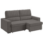 Sofá Retrátil E Reclinável 02 Lugares Napoli Suede Veludo Cin