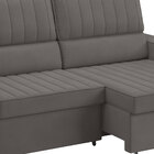 Sofá Retrátil E Reclinável 02 Lugares Napoli Suede Veludo Cin