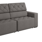 Sofá Retrátil E Reclinável 04 Lugares Jacarta Ii Suede Veludo