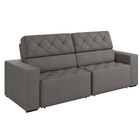 Sofá Retrátil E Reclinável 04 Lugares Jacarta Ii Suede Veludo