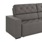 Sofá Retrátil E Reclinável 04 Lugares Jacarta Ii Suede Veludo