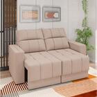 Sofá Retrátil E Reclinável 1,50m 2 Lugares Kazan Veludo Capuc