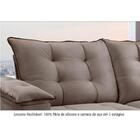 Sofá Retrátil E Reclinável 1,80m 2 Lugares Bege/marrom