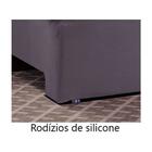 Sofá Retrátil E Reclinável 1,80m 2 Lugares Prata/preto