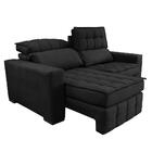 Sofá Retrátil E Reclinável 1,80m Molas Ensacadas E Costura Tr