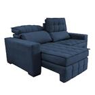 Sofá Retrátil E Reclinável 1,80m Molas Ensacadas E Costura Tr