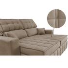 Sofá Retrátil E Reclinável 1,80m Molas Ensacadas E Costura Tr