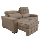 Sofá Retrátil E Reclinável 1,80m Molas Ensacadas E Costura Tr