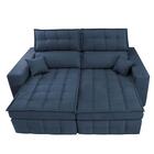 Sofá Retrátil E Reclinável 1,80m Molas Ensacadas E Costura Tr