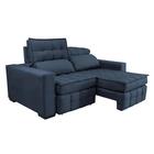 Sofá Retrátil E Reclinável 1,80m Molas Ensacadas E Costura Tr