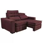 Sofá Retrátil E Reclinável 1,80m Molas Ensacadas E Costura Tr