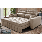 Sofá Retrátil E Reclinável 1,80m Molas Ensacadas E Costura Tr