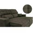 Sofá Retrátil E Reclinável 1,80m Molas Ensacadas E Costura Tr