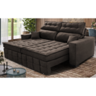 Sofá Retrátil E Reclinável 1,80m Molas Ensacadas E Costura Tr