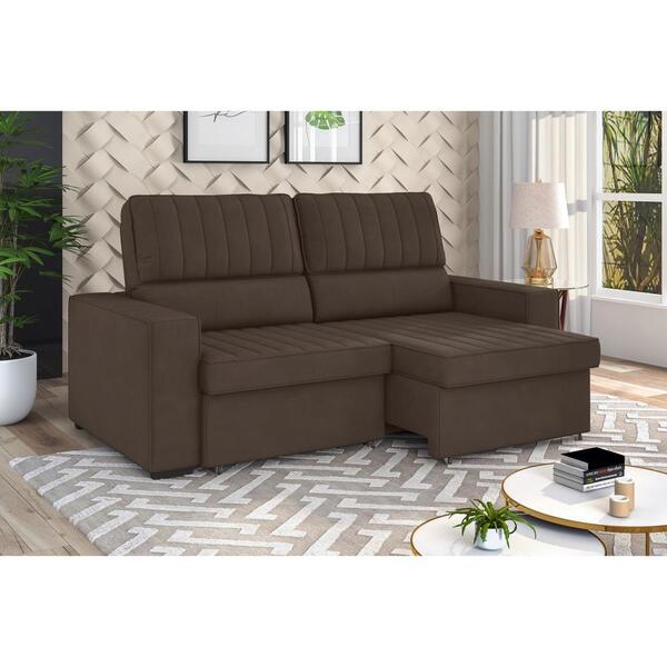 Sofá Retrátil E Reclinável 1,85m 2 Lugares Suede Veludo Multi