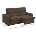 Sofá Retrátil E Reclinável 1,85m 2 Lugares Suede Veludo Multi