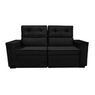 Sofá Retrátil E Reclinável 190 Cm Esteban-preto-alj Moveis