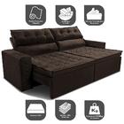 Sofá Retrátil E Reclinável 2,00m Cama Inbox Charm Velusoft Ca