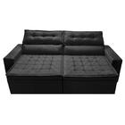 Sofá Retrátil E Reclinável 2,00m Cama Inbox Charm Velusoft Pr