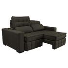 Sofá Retrátil E Reclinável 2,00m Molas Ensacadas E Costura Tr