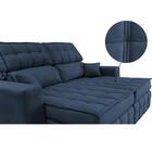 Sofá Retrátil E Reclinável 2,00m Molas Ensacadas E Costura Tr