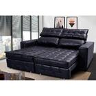 Sofá Retrátil E Reclinável 2,00m Molas Ensacadas E Costura Tr