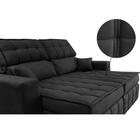 Sofá Retrátil E Reclinável 2,00m Molas Ensacadas E Costura Tr