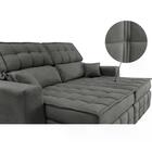 Sofá Retrátil E Reclinável 2,00m Molas Ensacadas E Costura Tr