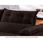 Sofá Retrátil E Reclinável 2,10m 3 Lugares Marrom